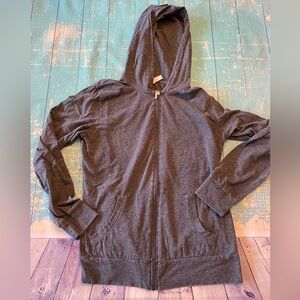 Gray Zip-Up Hoodie
